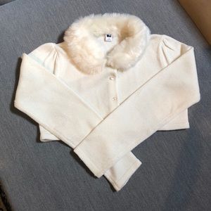 💕JANIE AND JACK cropped cardigan 💕 Size 12